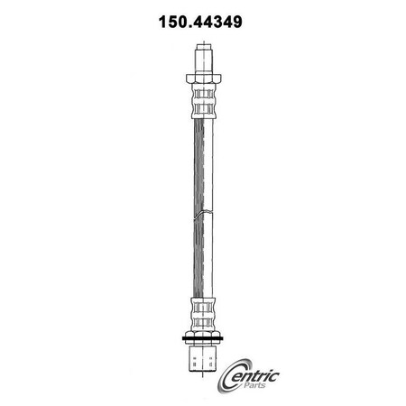 Centric Parts Brake Hose, 150.44349 150.44349